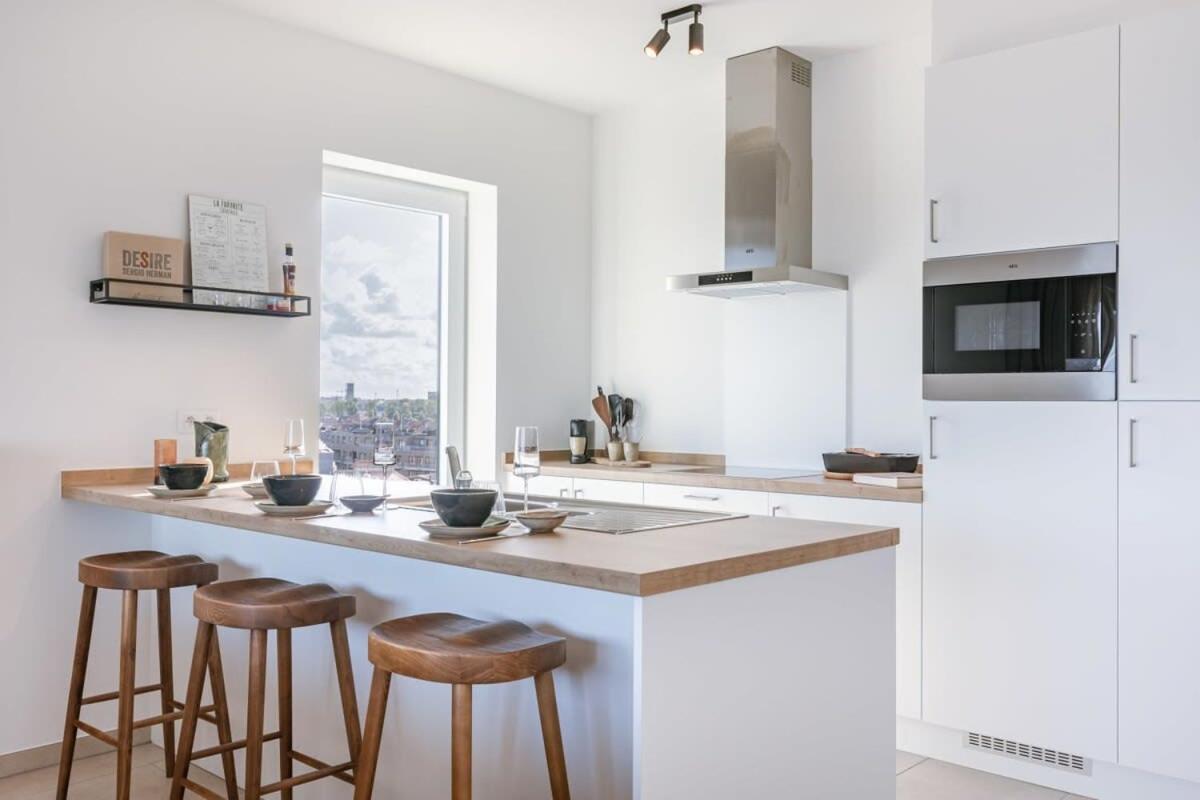 Huswell - Lovely New Apartment At The Harbor + Parking บรูจส์ ภายนอก รูปภาพ